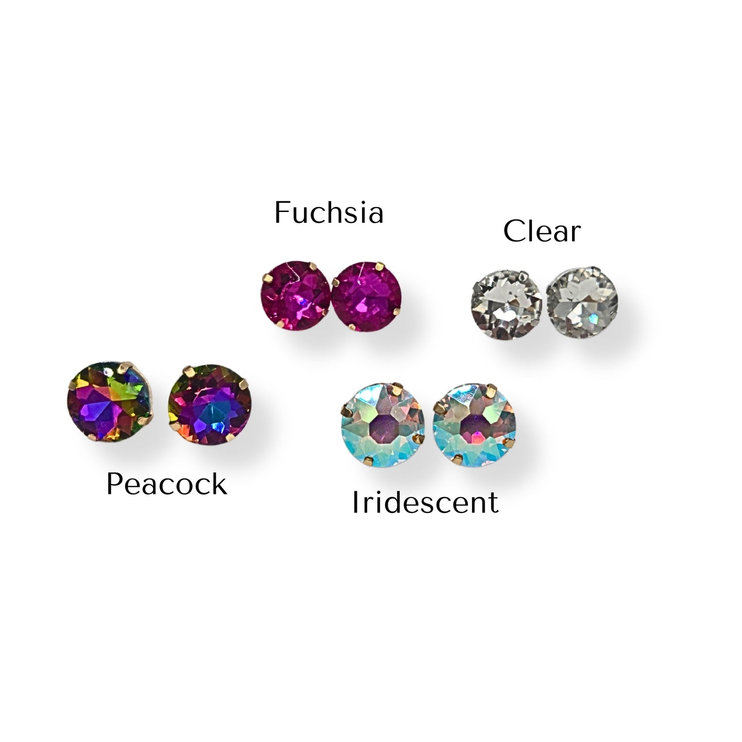 The Beatrice Stud Earring (4 colors)