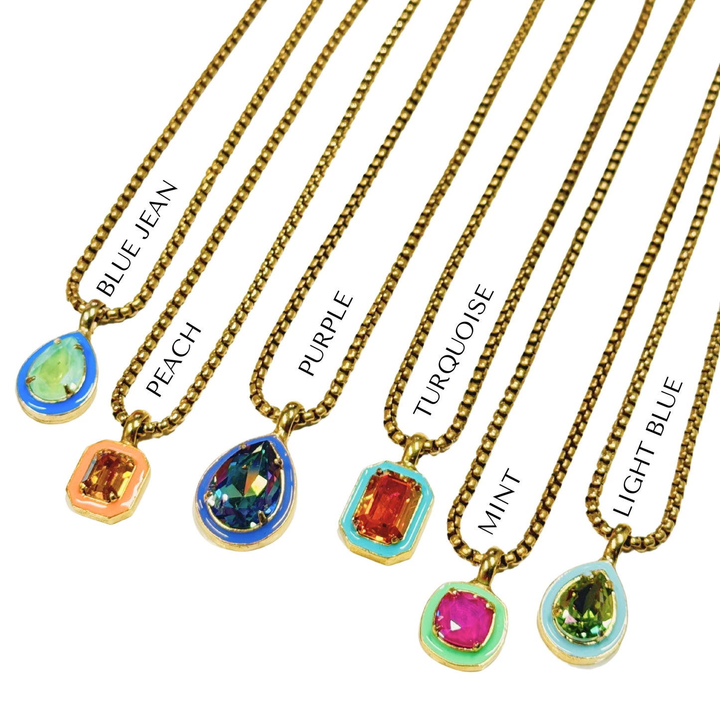 TOVA - Dakota Pendant Necklace (6 colors)