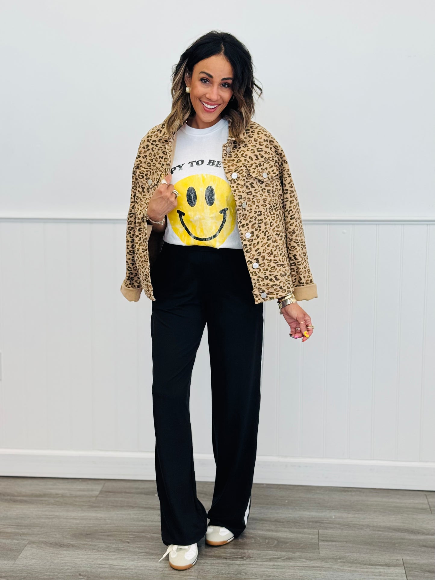 Happy To Be Here Graphic Tee (Reg. & Plus)