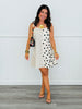 Cream Polka Dot Mini Dress (Reg.)