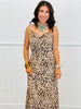 Leopard Mesh Maxi Dress (Reg.)