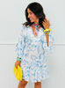 POL Ivory Multi Embroidered Mini Dress (Reg.)