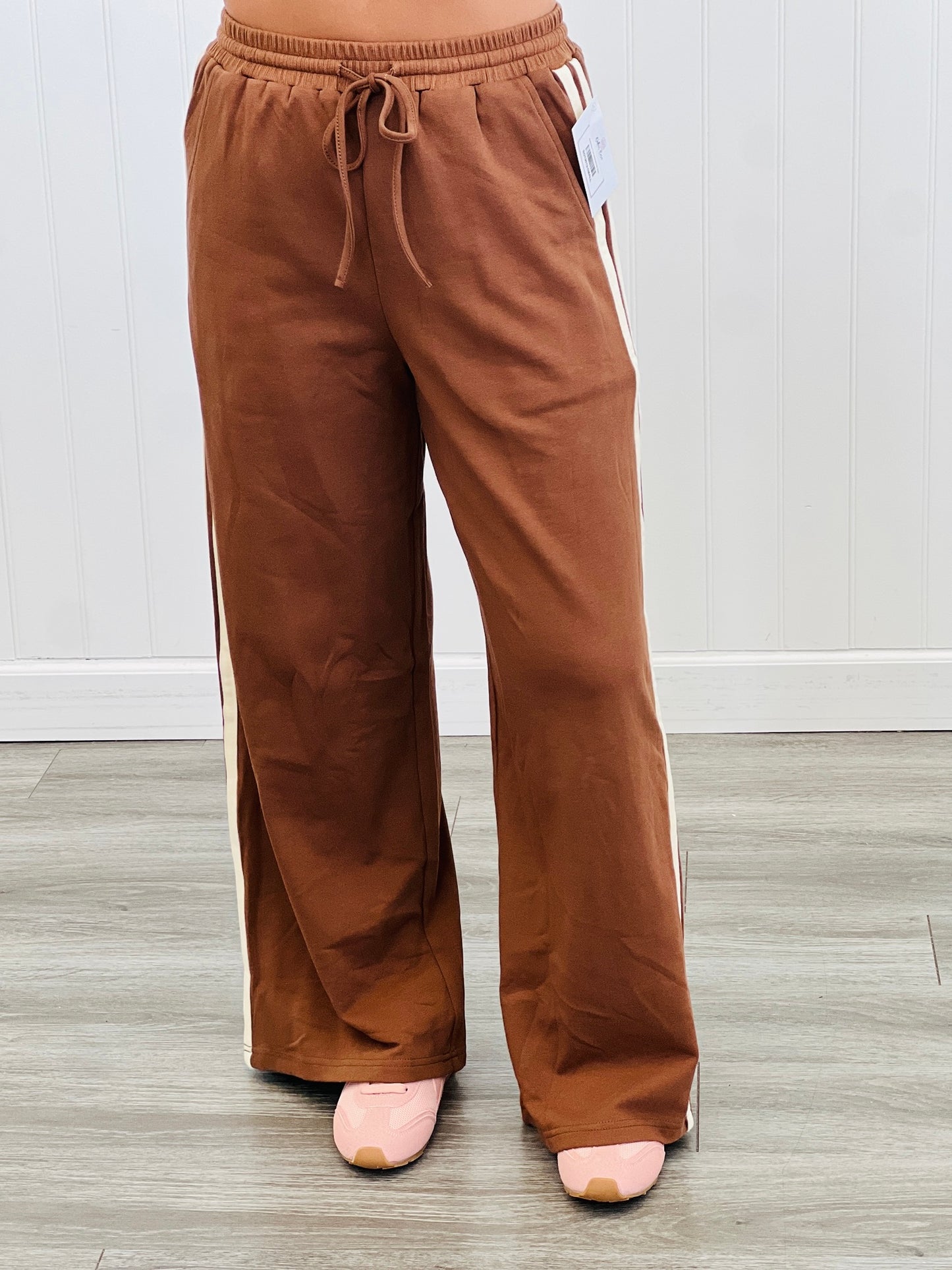 Brown French Terry Warm Up Pants (Reg.)
