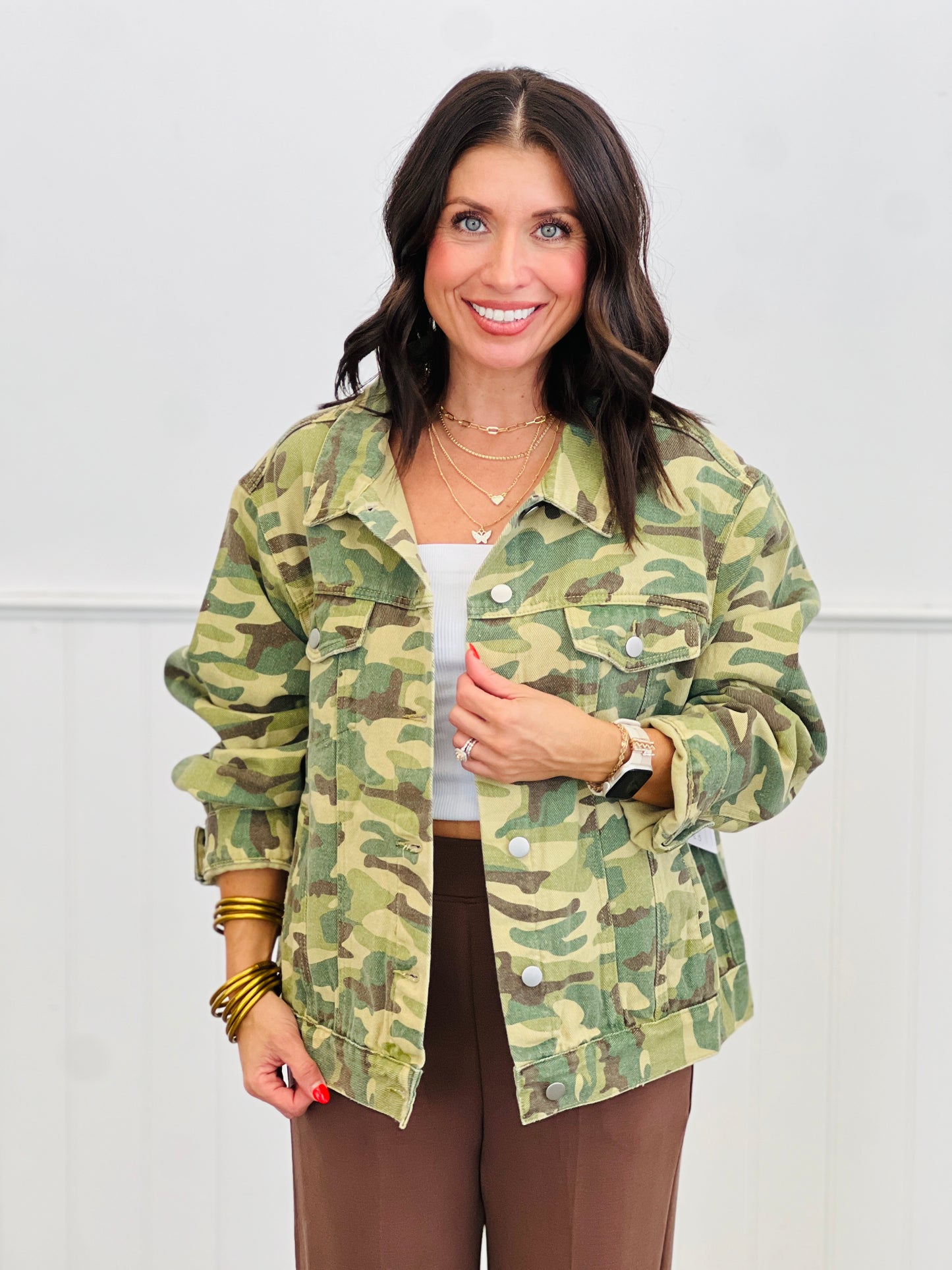 POL Lavish Neon Camo Jacket (Reg.)