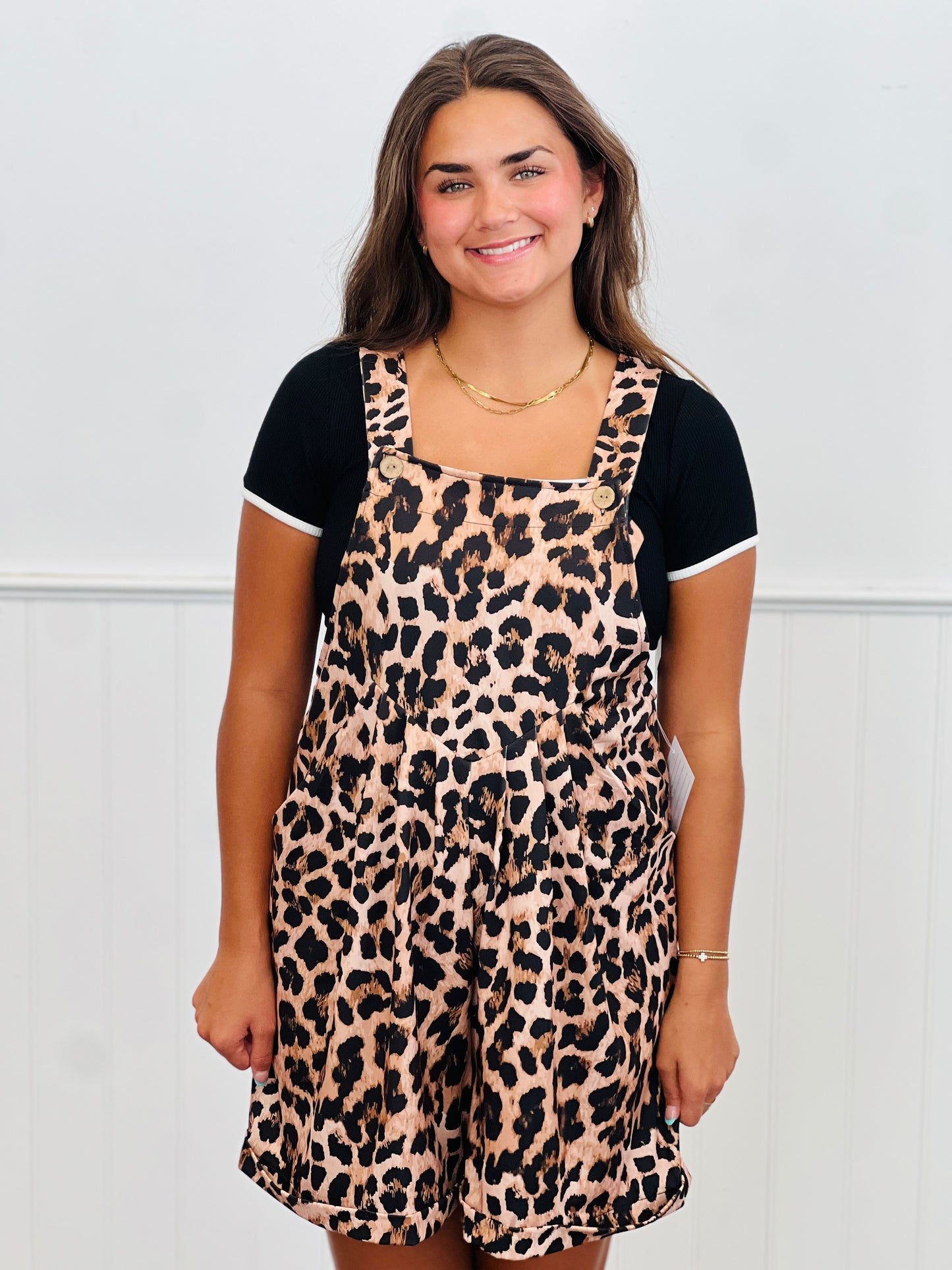 Leopard Crush Everyday Overalls (Reg. and Plus)