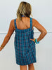 Plaid Pocket Sleeveless Mini Dress (Reg.)