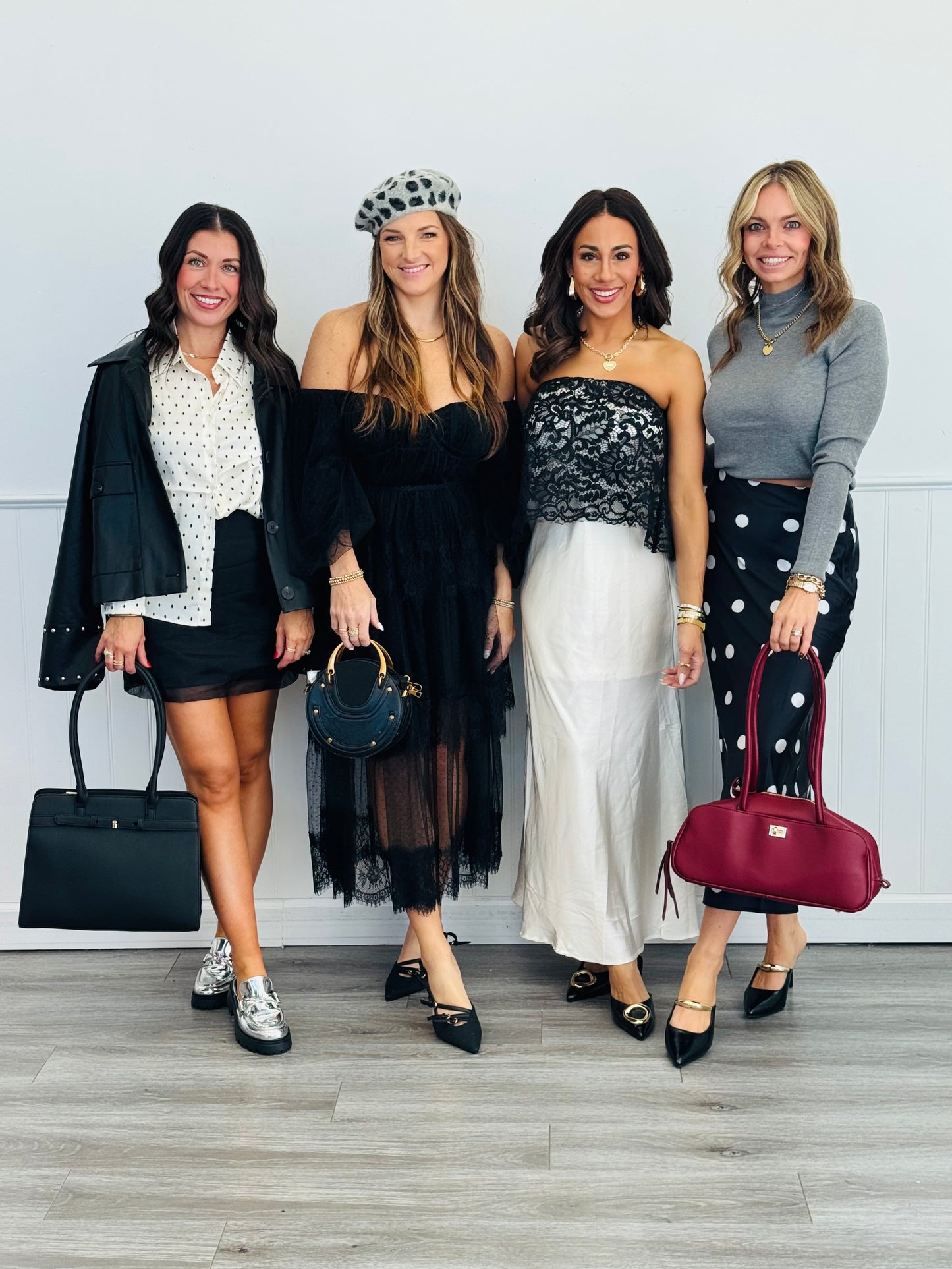 Black/Ivory Strapless Lace Overlay Satin Gown (Reg.)