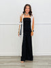 Black Strapless Cargo Jumpsuit (Reg.)