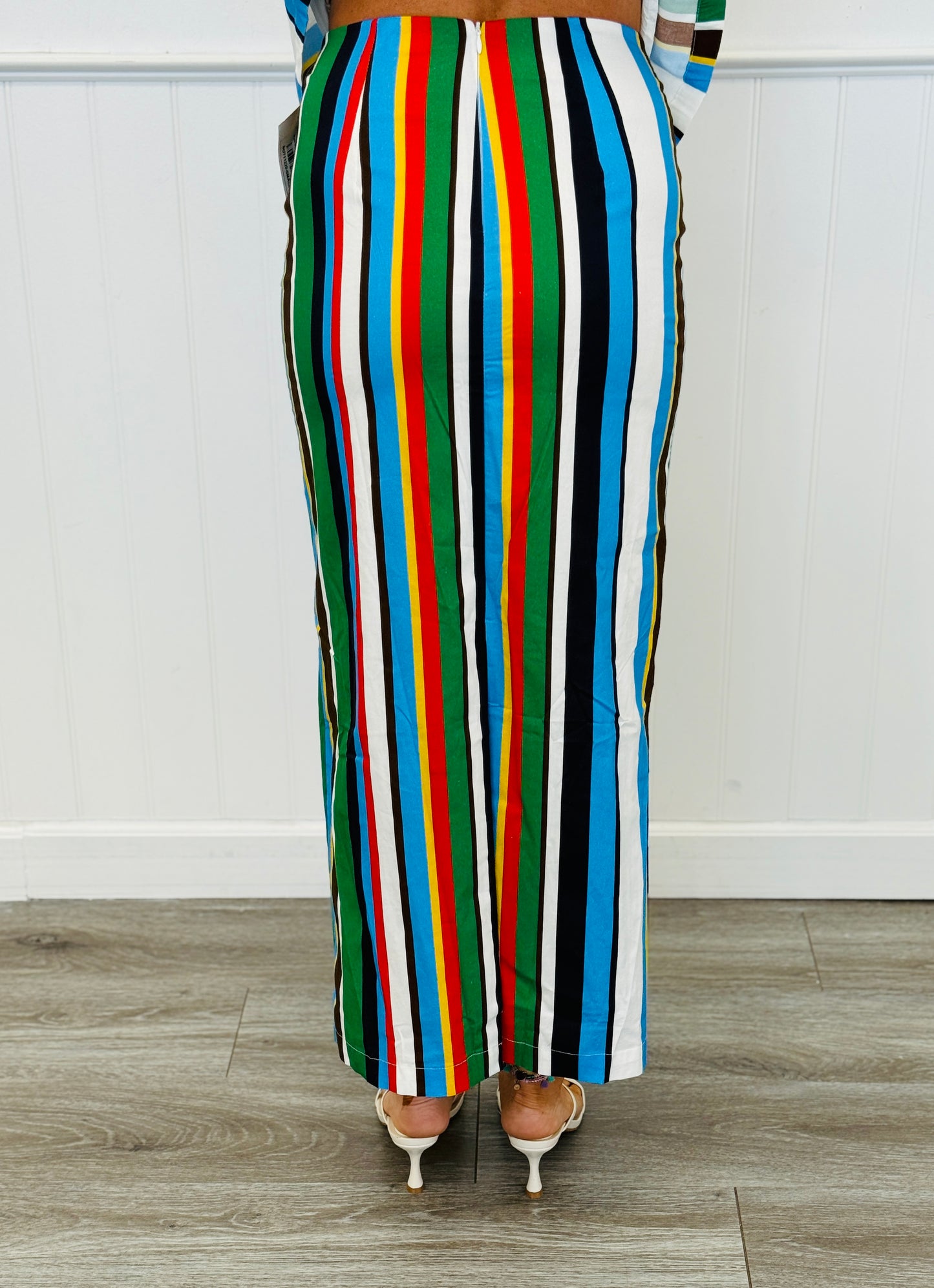 Multi Striped Midi Skirt (Reg.)