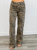 Leopard Print Wide Leg Pants (Reg. and Plus)