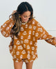 Light Brown Ginger House Sweatshirt/Shorts Set (Reg.)