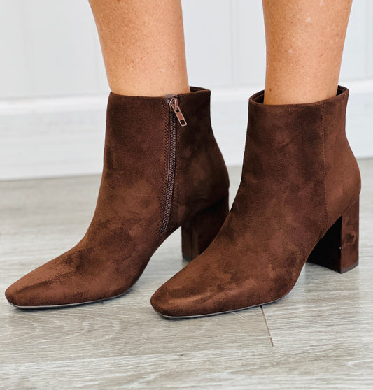 Tobacco Suede Soho Stomp Ankle Boots