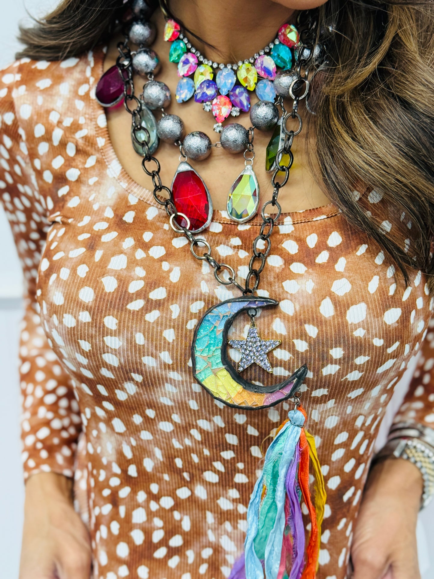 Gypsy South - Over The Moon Necklace