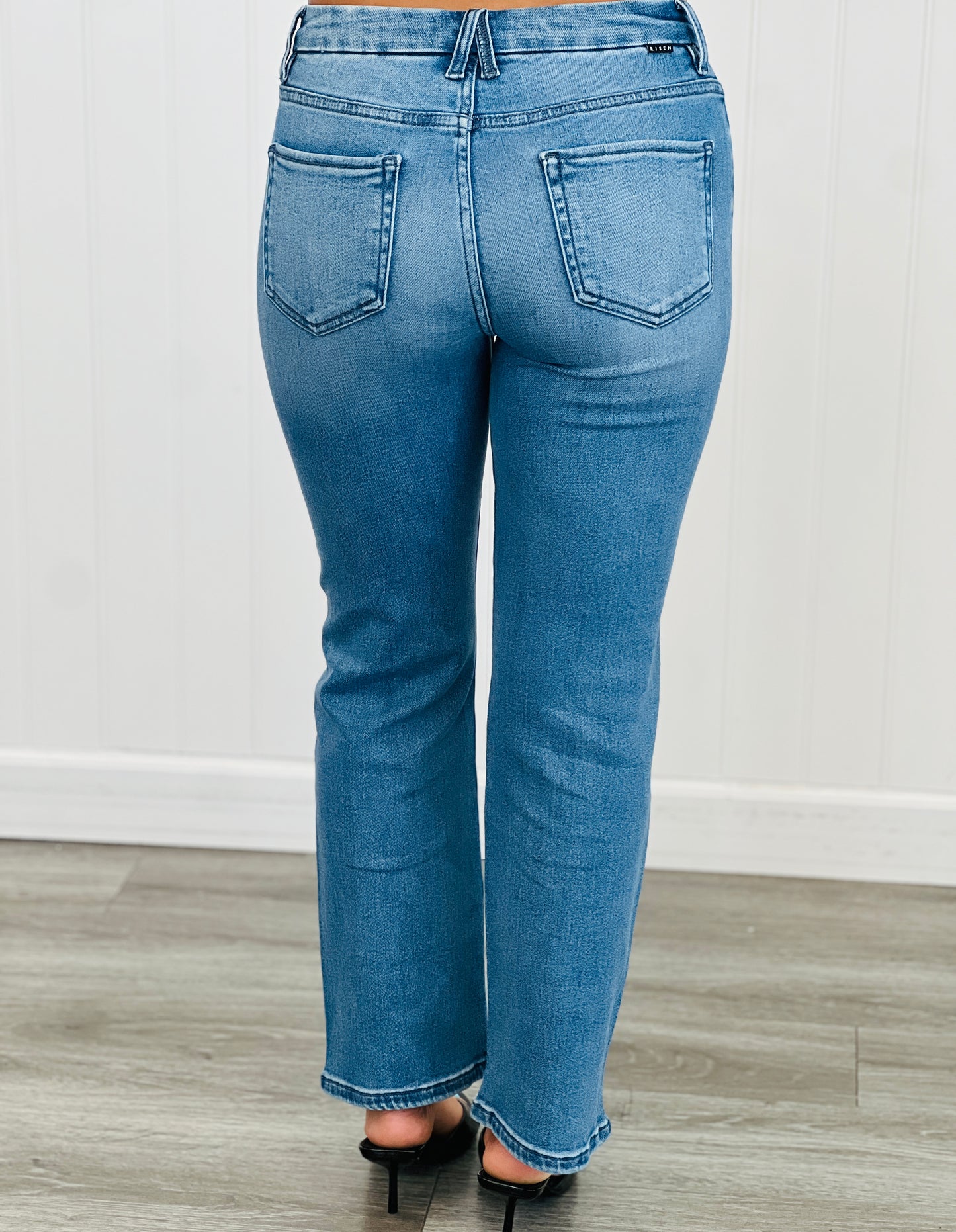 Risen Sparkling Rhinestones Crop Jeans (Reg & Plus)