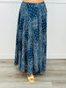 Navy Bandana Maxi Skirt (OS)