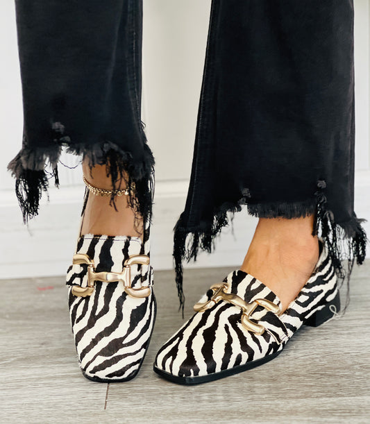 ShuShop Zebra Love Loafers