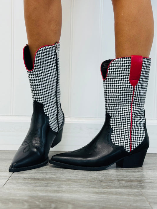 Corkys Black Houndstooth Somebodys Problem Boots