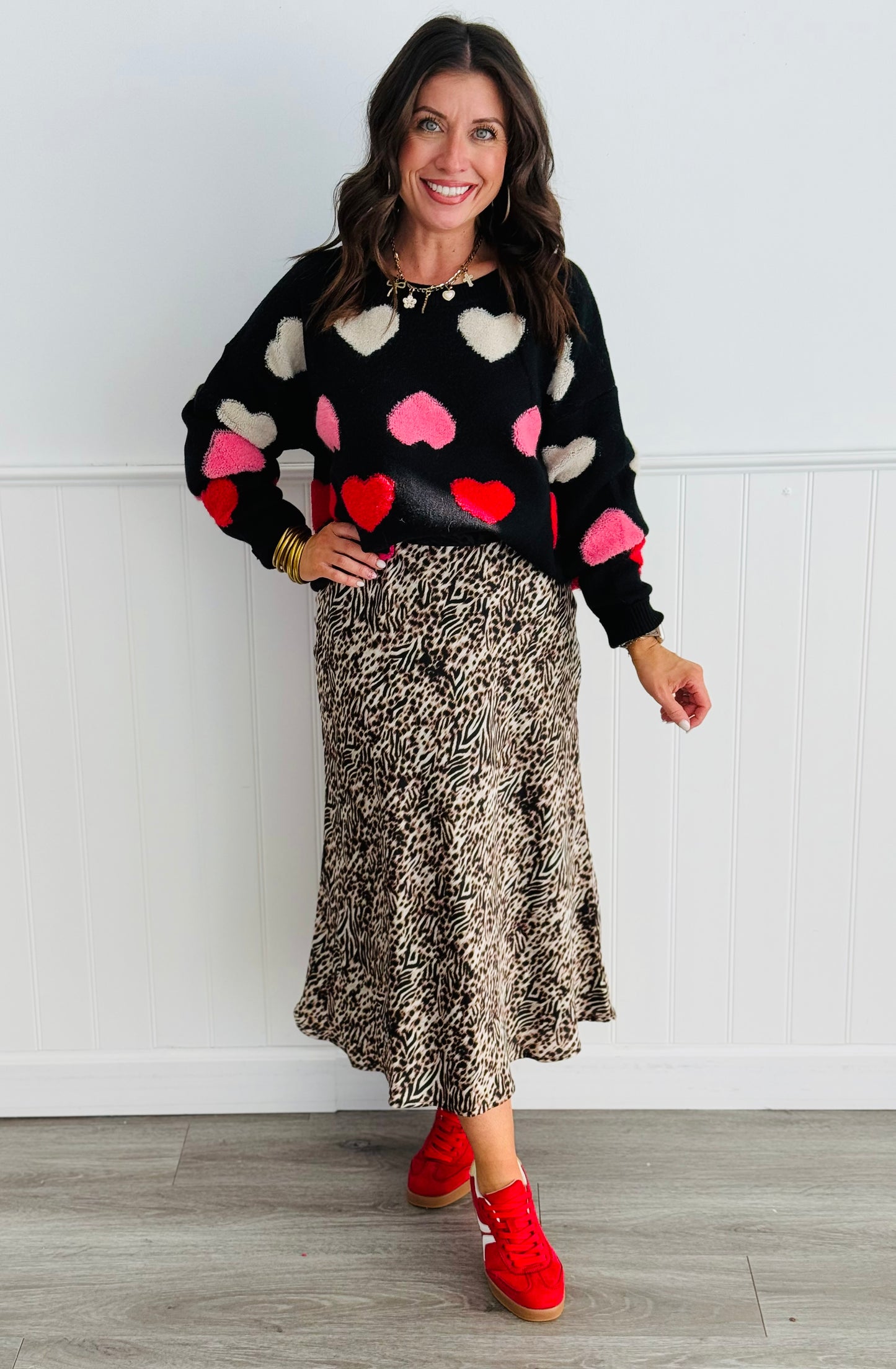 Iris Leopard Midi Skirt (Reg.)