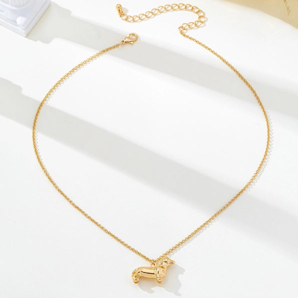 Dachshund Dog Pendant Necklace