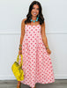 Pink Polka Dot Midi Dress (Reg.)