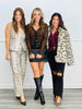 Snakeskin Print Stretch Pants (Reg.)