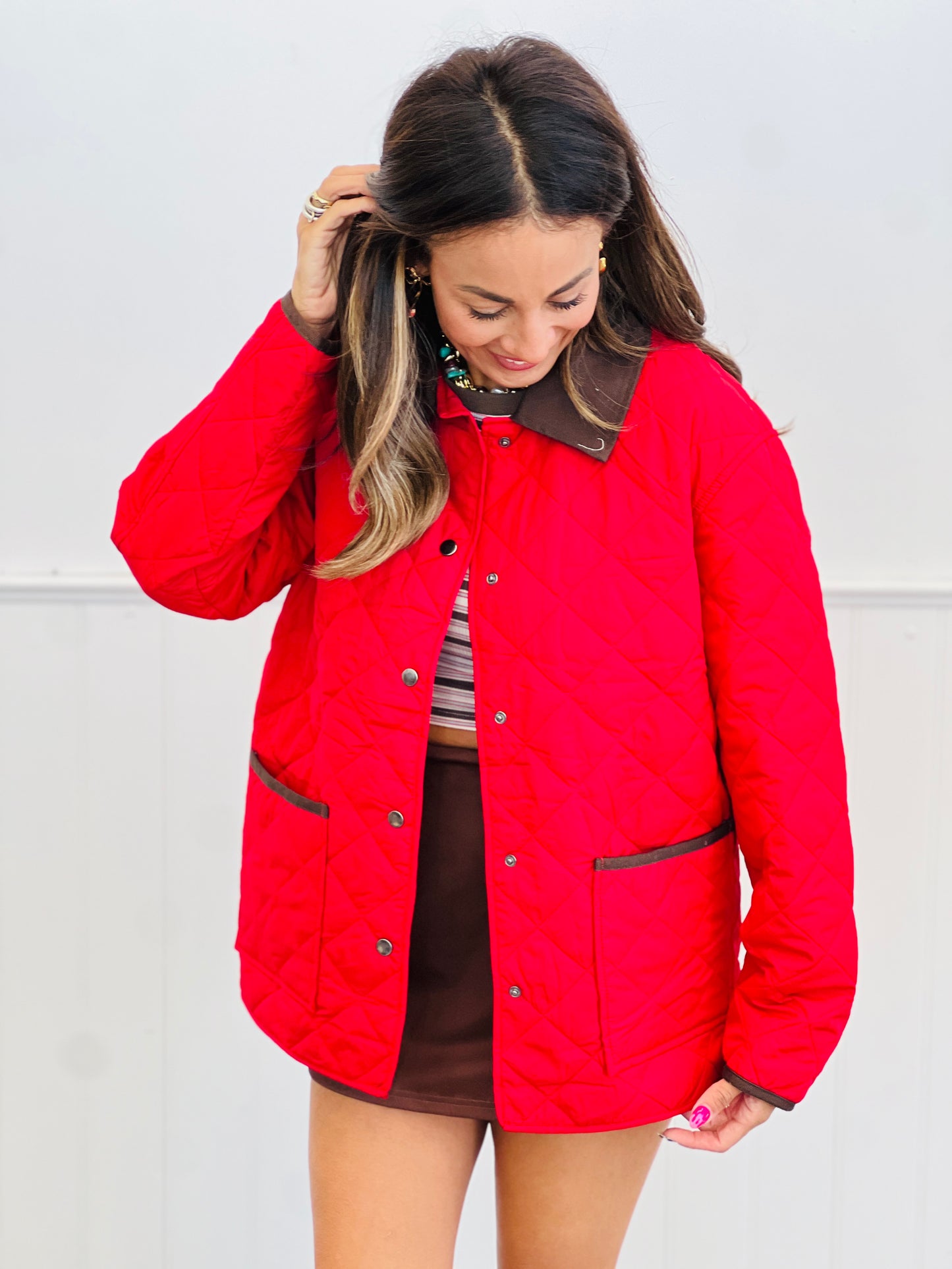 Quilted Puffer Jacket (Reg.)-4 Colors