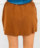 Chocolate Well Loved Ribbed Skort (Reg. & Plus)