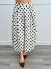Polka Dot High Waist Midi Skirt (Reg & Plus)-2 Colors