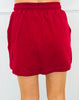 Burgundy Well Loved Ribbed Skort (Reg. & Plus)