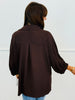 Chocolate Sloane Button Up Top (Reg. and Plus)