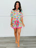 Paradise Blooms Ruffle Pajama Set (Reg. and Plus)