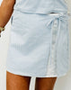 Sky/Off White Pinstripe Cami/Skirt Set (Reg.)