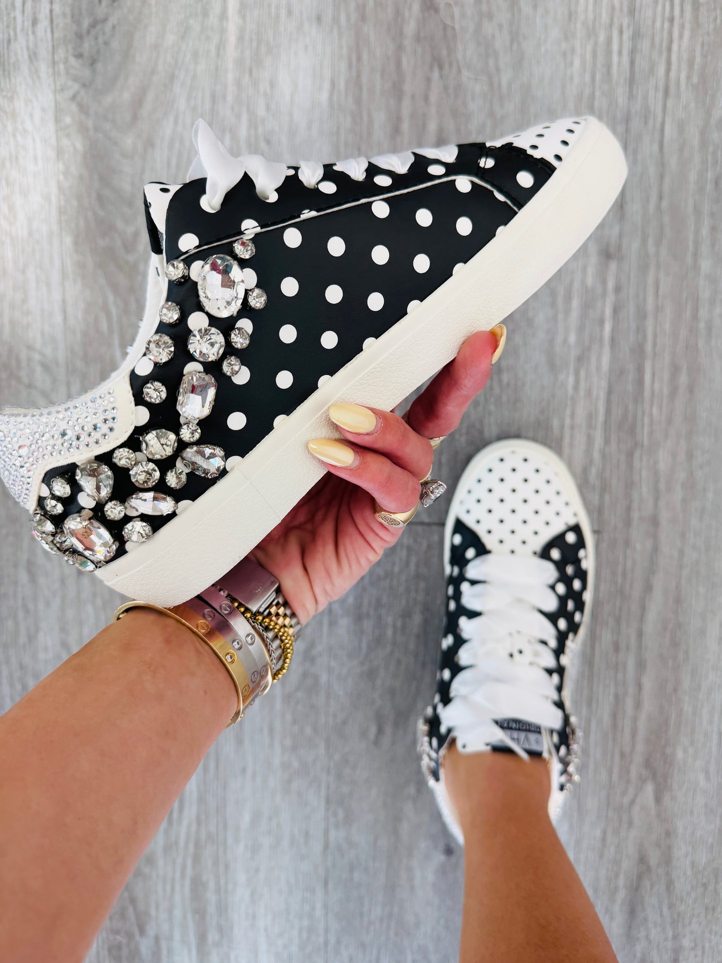 VH x WR The Dottie Crystal Sneakers