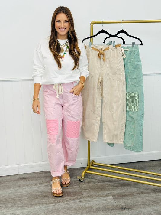 Color My World Striped Denim Pants (Reg & Plus)-3 Colors
