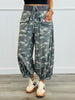 Washed Camo Crop Jogger Pants (Reg & Plus)