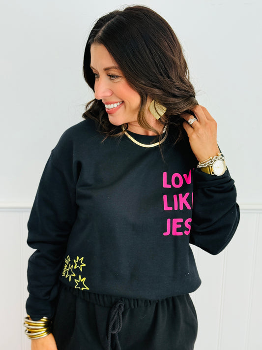 Love Like Jesus Sweatshirt (Reg. and Plus)