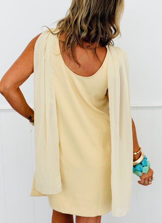 Lemon Sleeveless Mini Dress (Reg.)