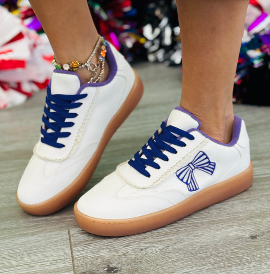 Purple Tied Together Sneakers