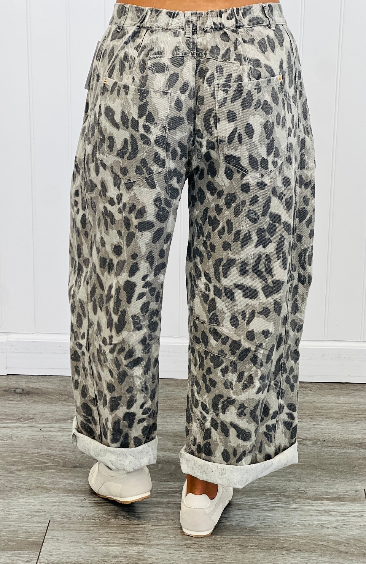 Leopard Wide Leg Pants (Reg. and Plus)