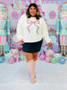 Multi Color Gingham Bow Detail Sweatshirt (Reg. and Plus)