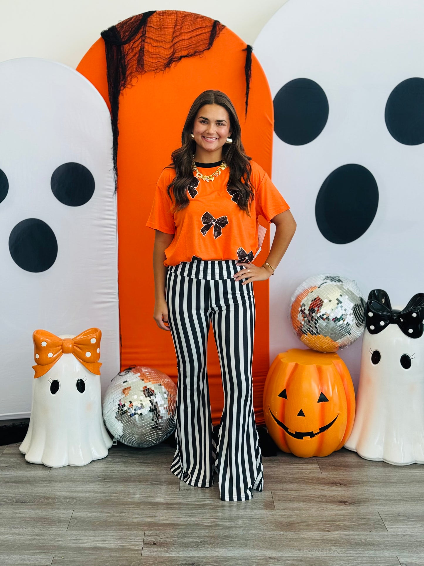 Stay Rowdy Striped Pants (Reg. and Plus)