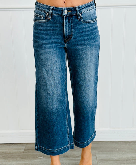Judy Blue Wide Awake Mid-Rise Jeans (Reg. and Plus)
