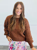 Cable Knit Sweater (Reg.) - 2 Colors