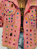Pink Multi Rhinestone Studded Jacket (Reg.)