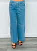 Light Blue Studded Ankle Pants (Reg.)