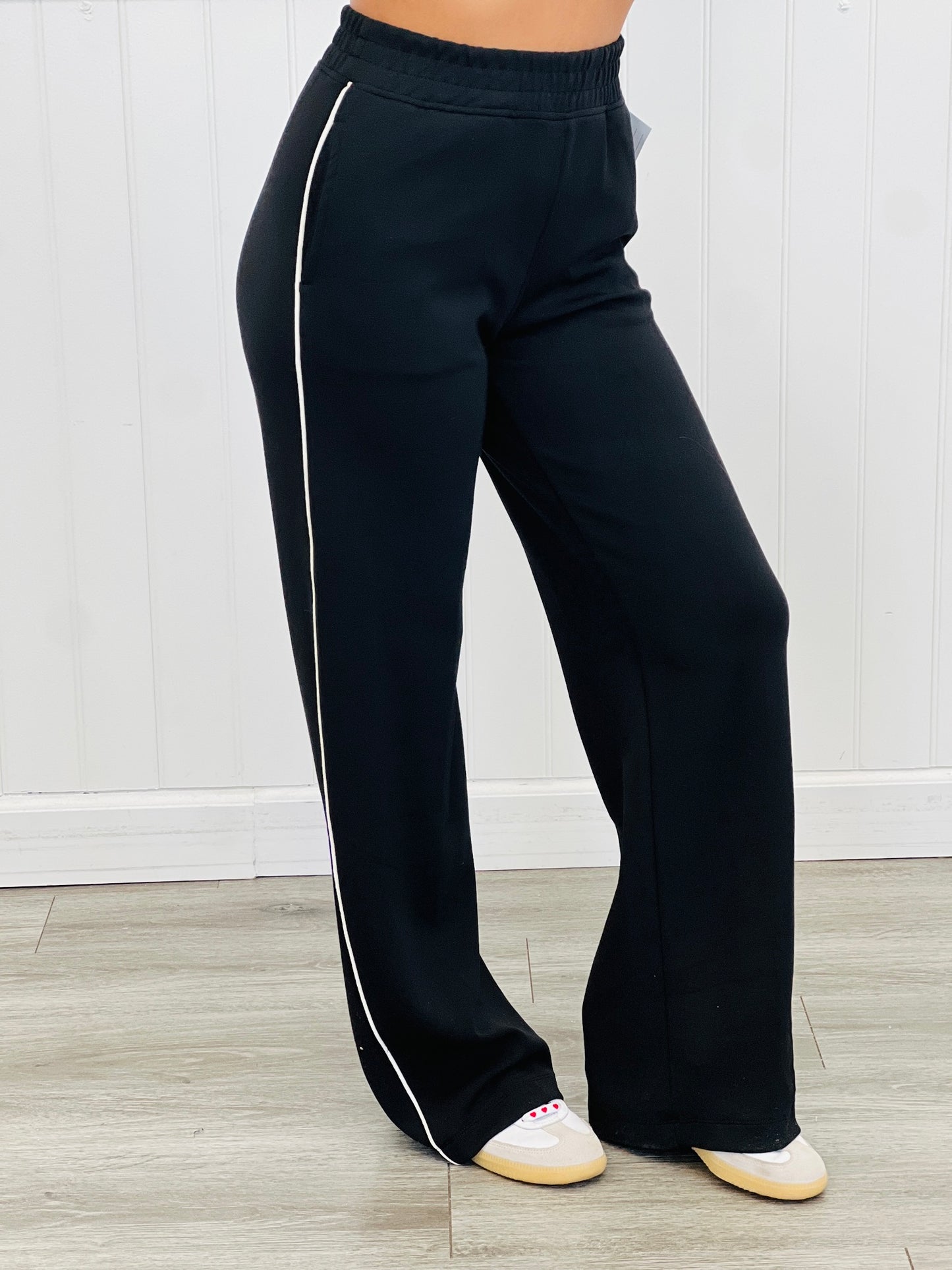 Modal Side Piping Active Pant (Reg. and Plus)-3 Colors