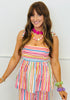 Multi Rainbow Striped Cami Top (Reg.)