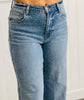 Sparkly Rhinestone Cuffed Wide Leg Jeans (Reg.)