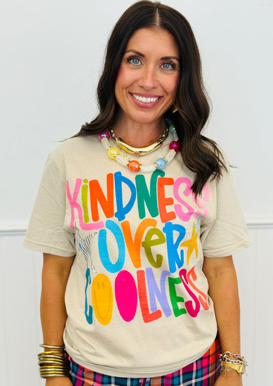 Kindness Over Coolness Tee (Reg. and Plus)