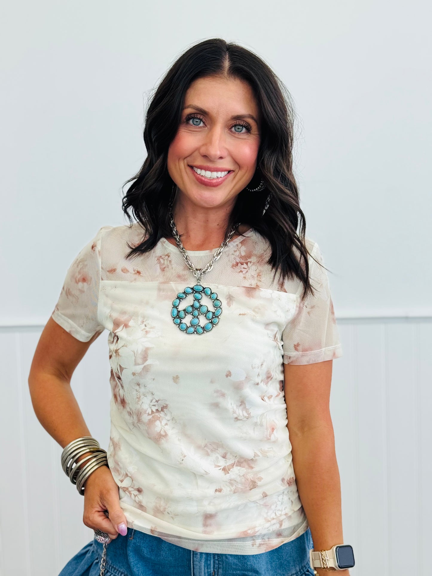 Gentle Breeze Floral Print Blouse (Reg & Plus)-2 Colors